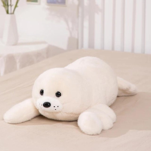 BC Pet Supplies Robbe Affe Faultier Kissen, Plüschtiere, Weiß - Bild 1
