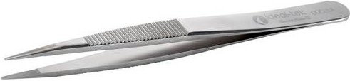 Ideal Tek 00D.SA.0.IT Präzisionspinzette in Silber, Länge: 120 mm - Bild 1
