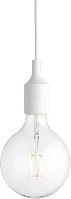 Muuto E27 LED Pendelleuchte in Weiß und Transparent - Bild 1