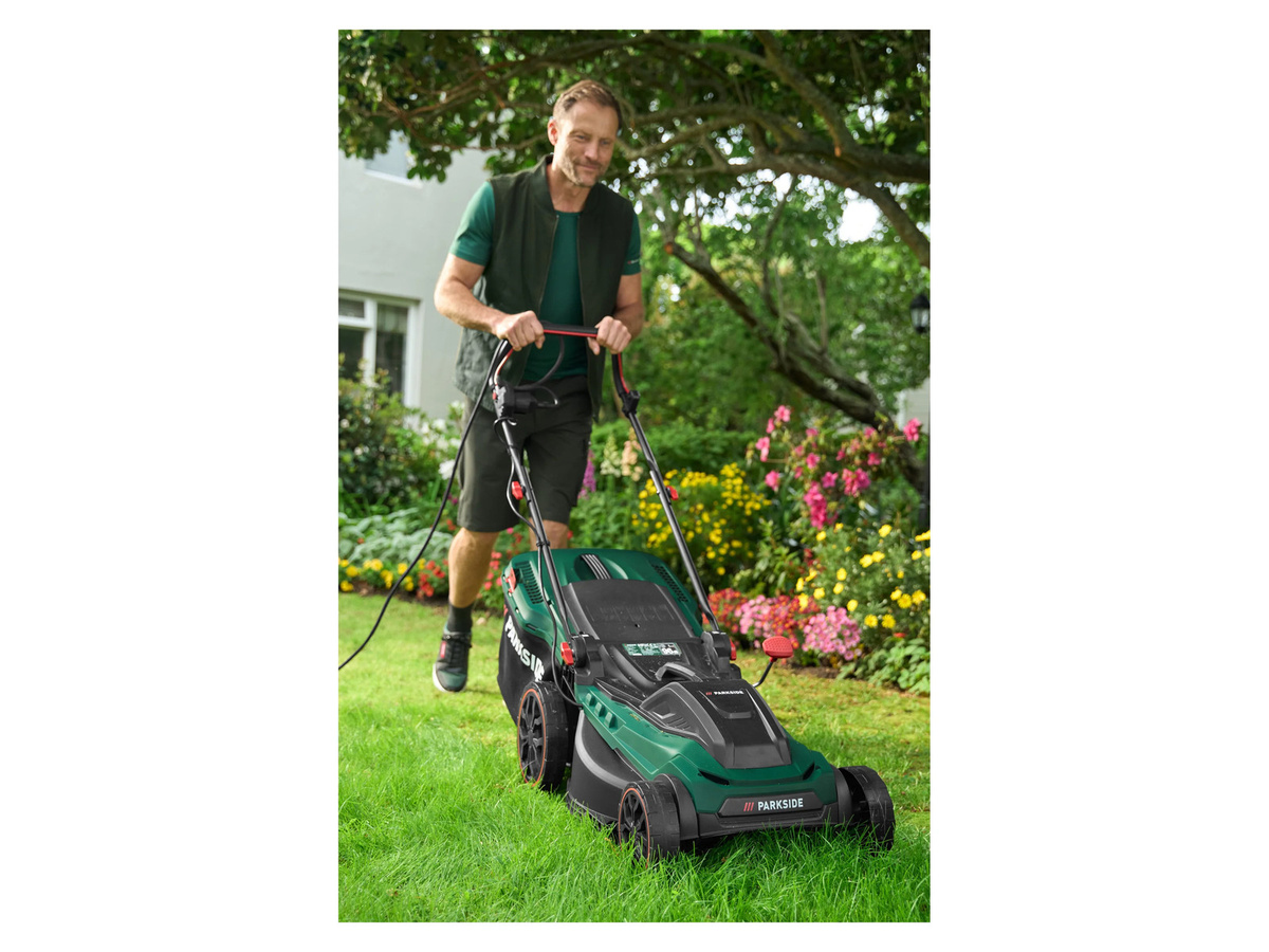 PARKSIDE Elektro-Rasenmäher PERM 1800 A1 mit 55-L-Grasfangsack und Füllstandsanzeige - Bild 2