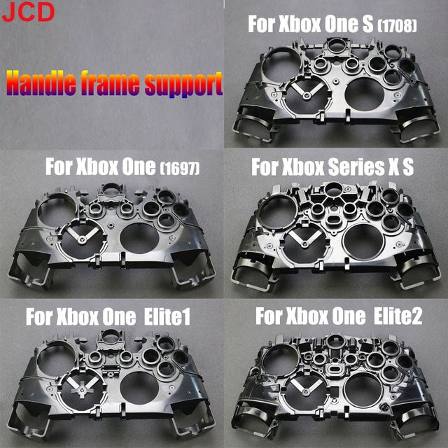 JCD Mittlerer Rahmen für Xbox One S 1708 und Xbox One 1697 Serie S X sowie Xbox One Elite 1/2 Generation in Schwarz - Bild 1