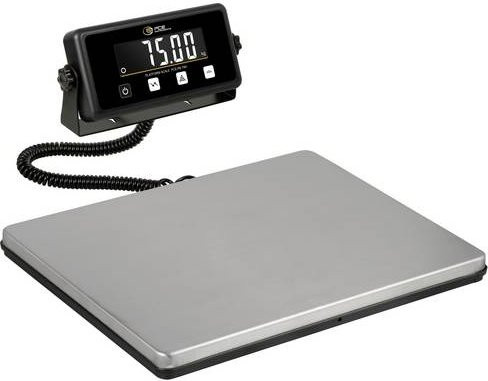 PCE Instruments Plattformwaage PCE-PB 75N in Silber mit einer Wiegefläche von Breite: 35,0 cm und Tiefe: 39,0 cm für bis zu 75 kg - Bild 1