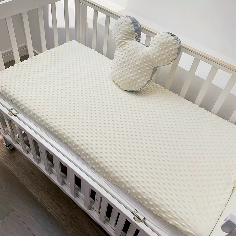 Warmes Baby Bettwäsche Set für Neugeborene in Pink mit Bettlaken und Decke für die Winterzeit - Bild 2