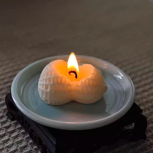 LISM 3D Erdnuss-Silikonform für DIY Kerzen, Seife, Harz und Bastelarbeiten mit realistischem Design - Bild 1