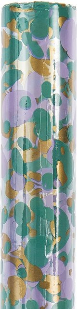 Rico Design Paper Poetry Geschenkfolie in Marmorierung, Gold und Multicolour, transparent - Bild 1