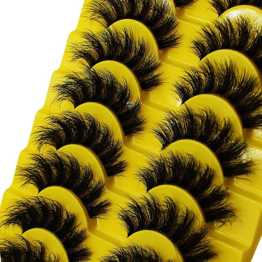 JIEFUXIN Künstliche Wimpern, 30 Paar, Unisex - Bild 3