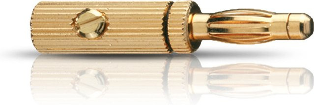 Oehlbach Banana B3 Bananenstecker Gold bis 4,0mm² 4 Stück - Bild 1