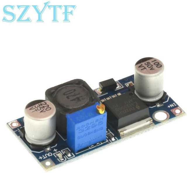 SZYTF DIP DC-DC Buck Converter Step Down Modul LM2596 Netzteil in Blau, Ausgang 1,25 V-30 V - Bild 1