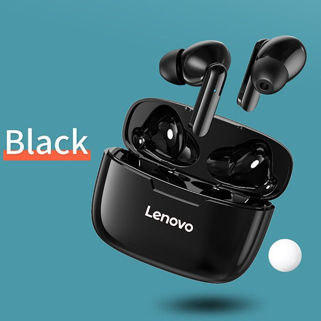 Lenovo XT90 True Wireless Bluetooth Kopfhörer Schwarz mit USB-C - Bild 1