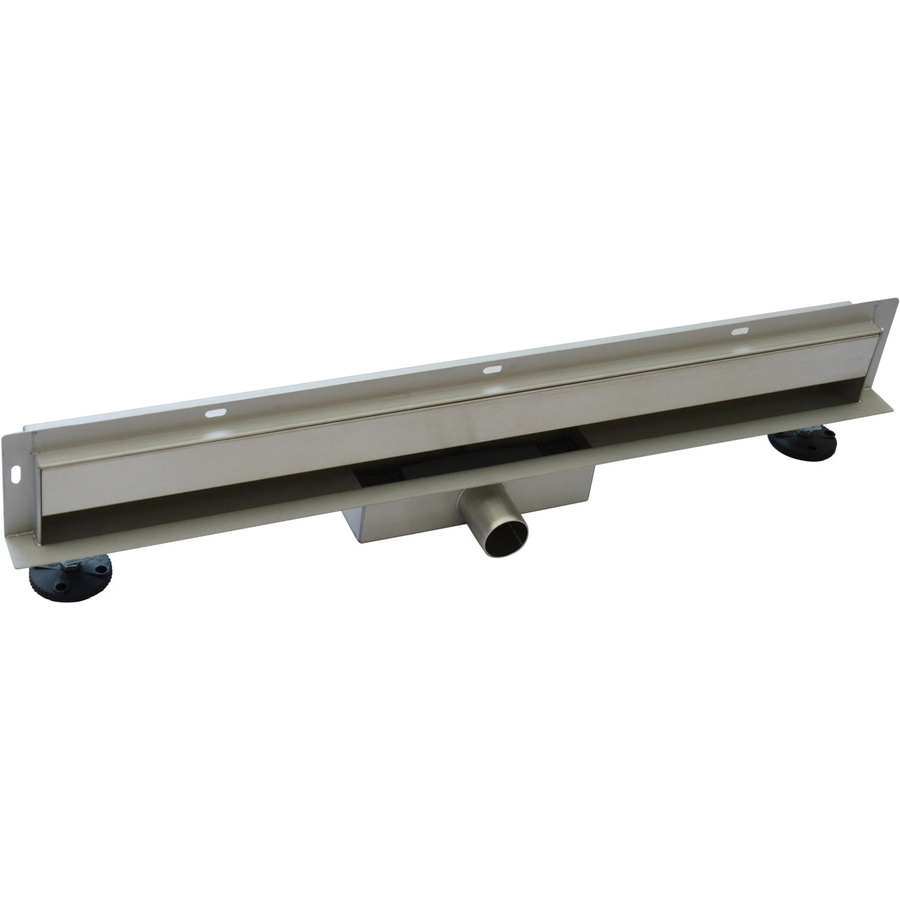 Verosan Wandablauf-Komplettset aus Edelstahl in Silber, befliesbar, Breite: 60 cm - Bild 2