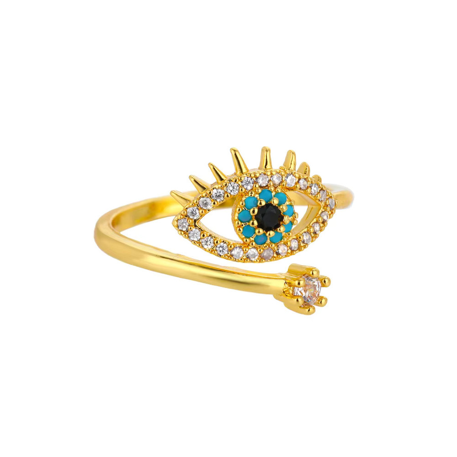 ICFTZWE Ringe, Edelstahl, Gold, Zirkonia, Damen - Bild 2
