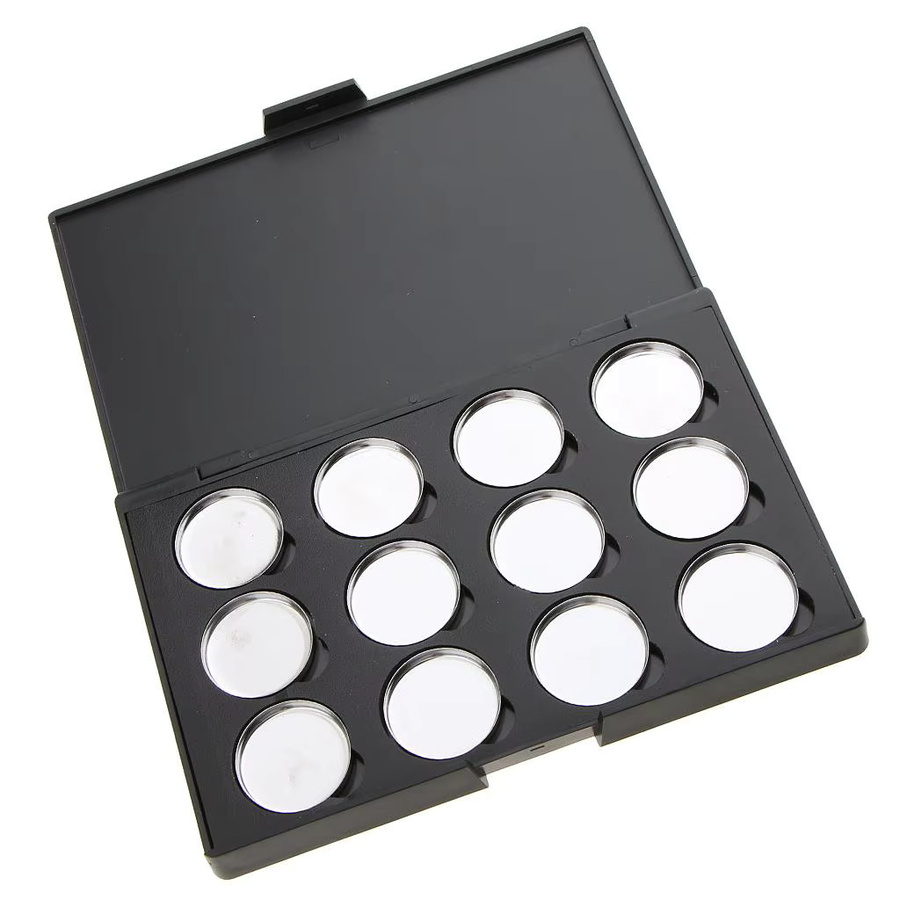 MagiDeal Magnetische Make-up-Palette mit 12 Metallbehältern - Bild 3