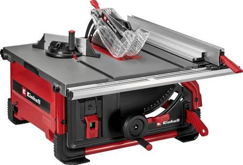 Einhell TE-TS 10 T Tischkreissäge mit 1800W und 254mm Sägeblatt in Rot - Bild 1