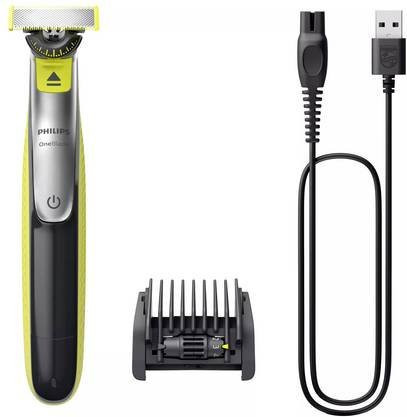 Philips OneBlade 360 Haarrasierer und Trimmer, Grau/Grün, Unisex - Bild 1