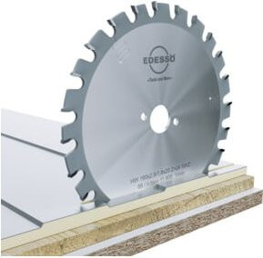 EDESSÖ Kreissägeblatt MULTImat Super-WZ für Holz und Kunststoff, Hartmetallbestückung, Farbe: Silber, Durchmesser: 216 mm, Breite: 2,8 mm, Schnittdicke: 1,8 mm, Bohrung: 30 mm, Zähnezahl: 34 - Bild 1