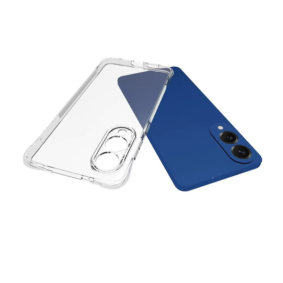 Stoßfeste transparente Silikonhülle für Samsung Galaxy S25 Edge und Samsung S25 Slim - Bild 1