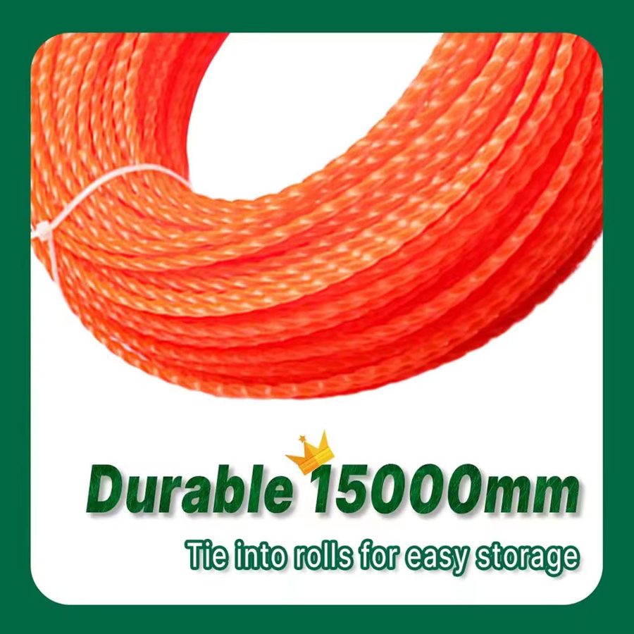 Skeyo Nylon-Schneidfaden in Orange, 3,0 mm x 15 m Rasenmäher-Zubehör - Bild 2