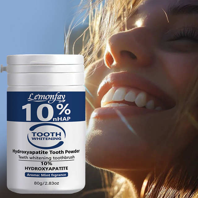 Lemonfay Zahnpulver Hydroxyapatit, Minze, Unisex - Bild 1