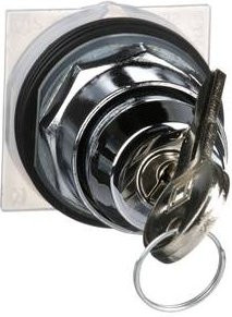 Schneider Electric 9001KS11K3 Wahlschalter in Schwarz und Silber mit IP66 Schutzart - Bild 1