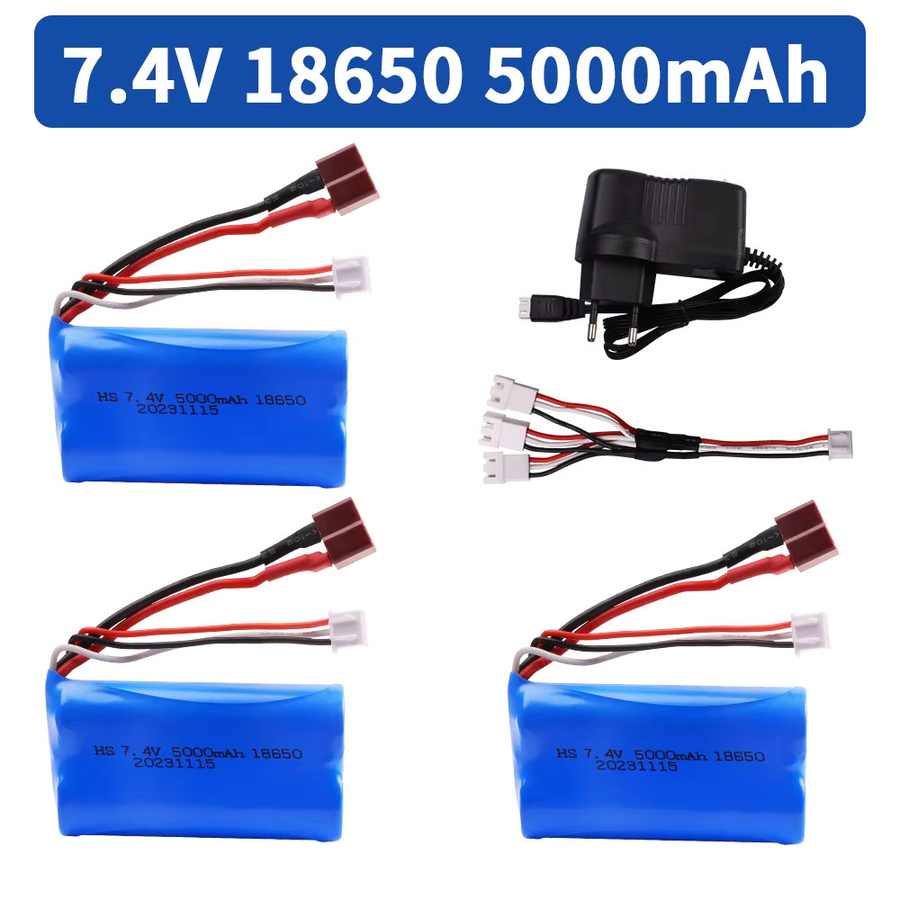 Wltoys 2S LiPo Akku 7,4 V 5000 mAh 20C für RC Autos Ersatzteile - Bild 3