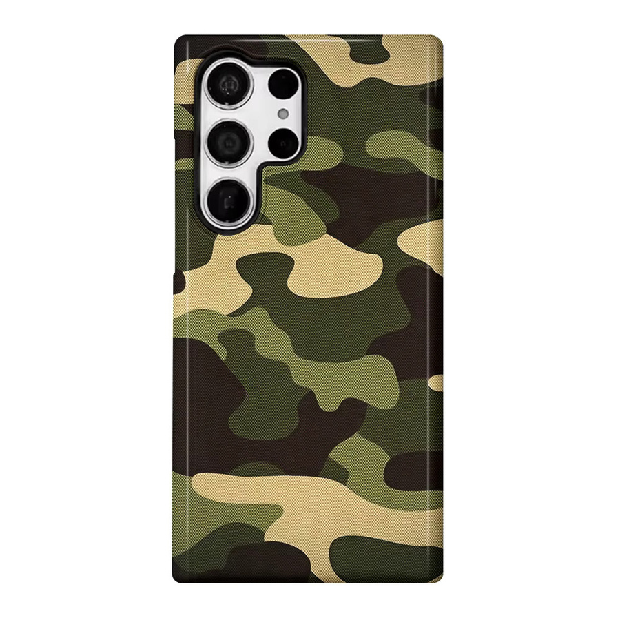 Glänzende Samsung Handyhülle mit klassischem Tarnmuster in Multicolour für Galaxy S26 S25 S24 S23 S20 FE A56 A36 Ultra HD-Hartschale - Bild 6