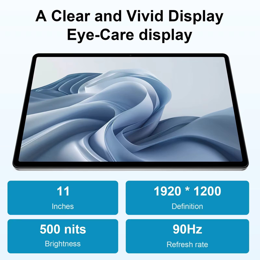 OPPO Pad SE Tablet EU-Version in Blau mit 4 GB RAM und 128 GB Speicher, Android Tablet mit 9340-mAh-Akku und augenschonendem Display - Bild 3