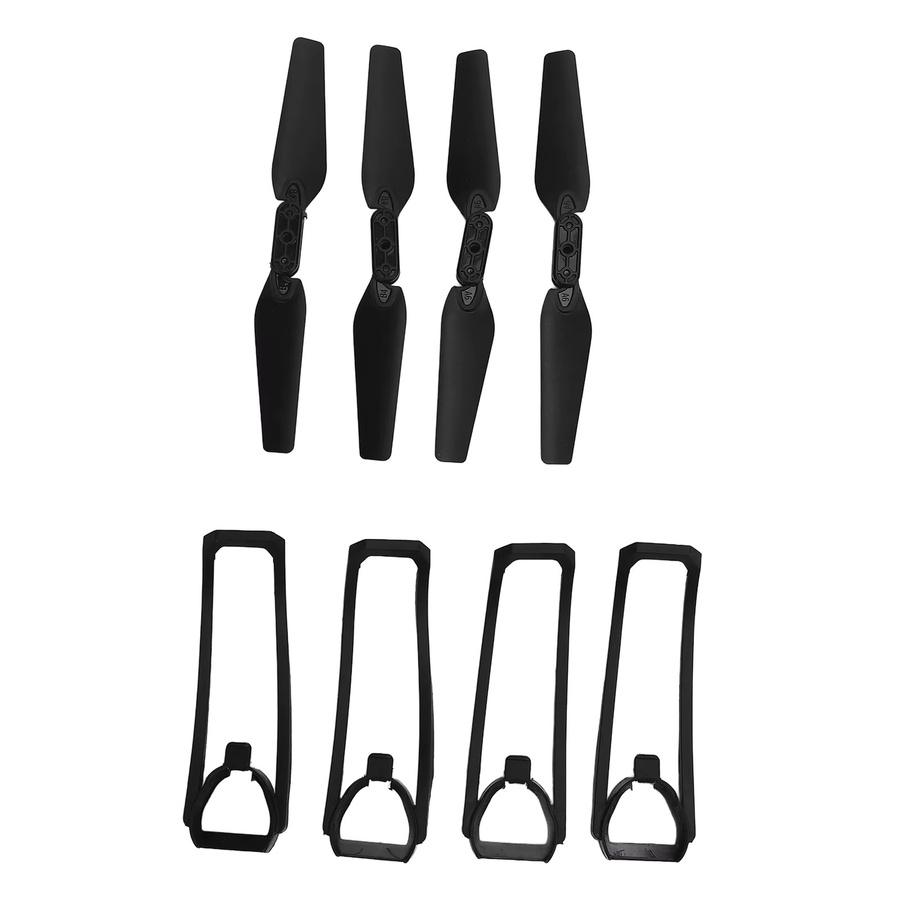 Docooler Quadcopter-Propeller-Schutzhülle für E99 Drohne, zusammenklappbares Zubehör-Set in Schwarz - Bild 4
