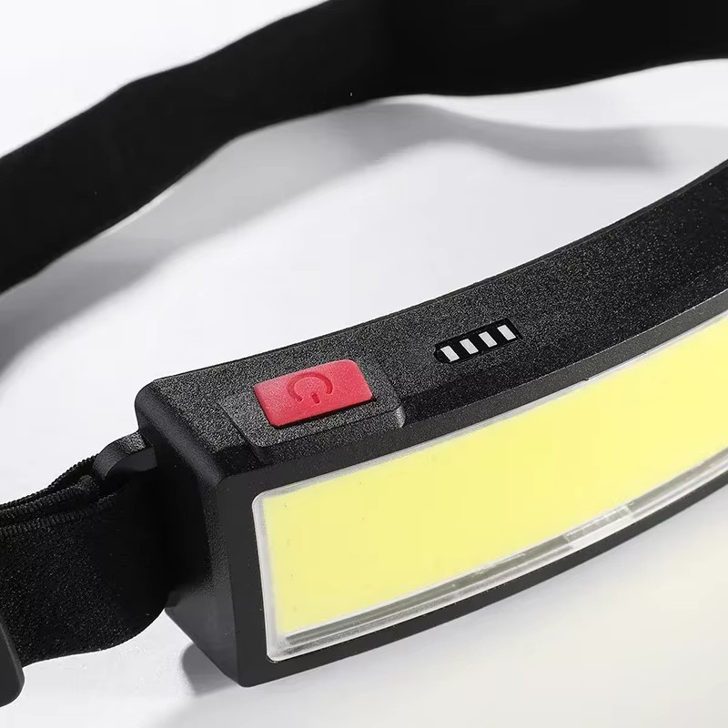 Heinast Tragbarer LED-Scheinwerfer in Schwarz, USB wiederaufladbare Stirnlampe und Laterne für Outdoor, Camping und Angeln - Bild 5
