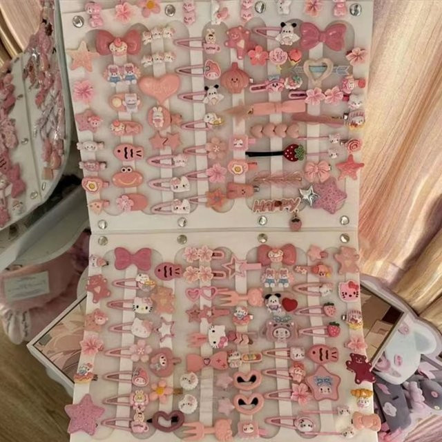 Sanrio Haarspangen-Set, rosa, Damen - Bild 1