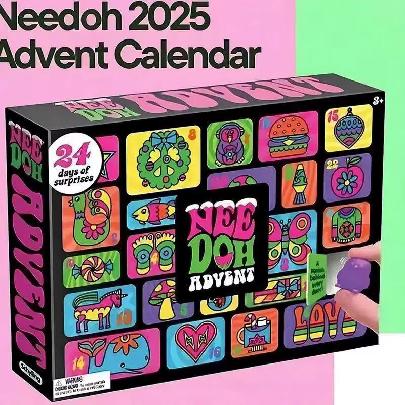 Needoh Adventskalender 2026 Ned Advent Feiertags-Quetschspielzeug Höhlen-Blindbox - Bild 2