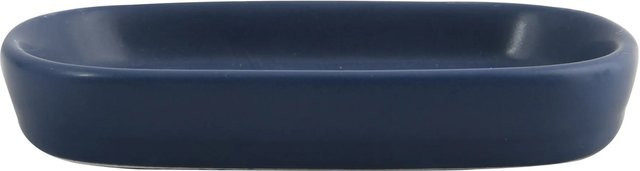 MSV Seifenschale Maonie aus Keramik in Dunkelblau, B: 13,9 cm, T: 9 cm, H: 2,4 cm - Bild 1