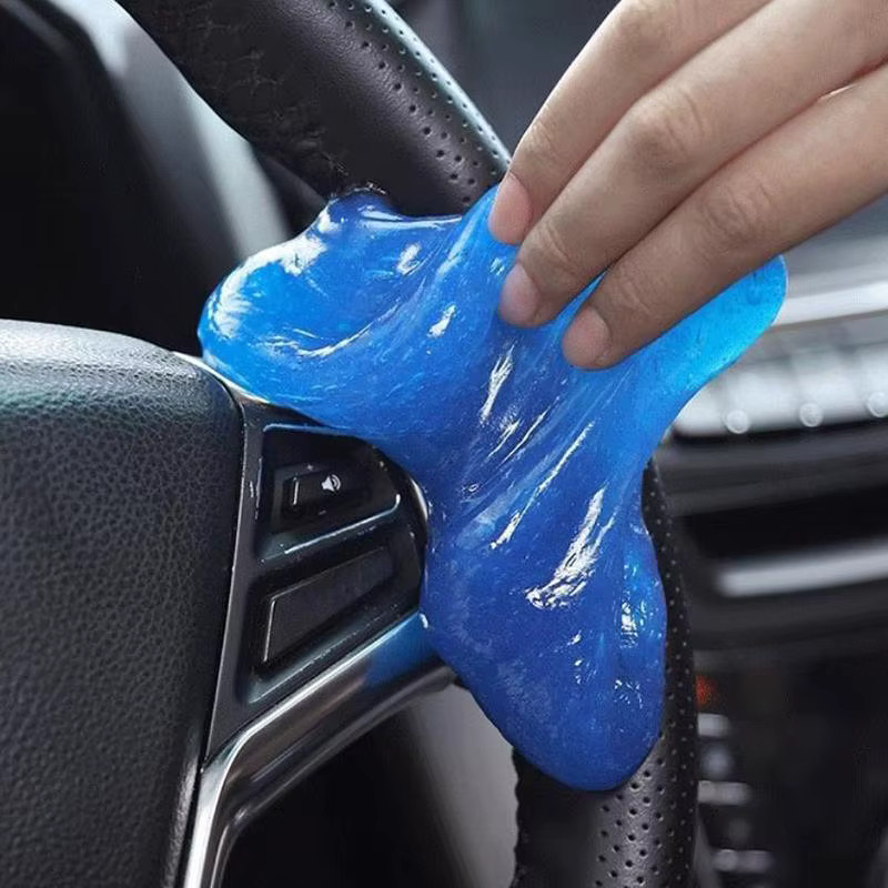 Sommer4 Reinigungsgel in Blau für das Auto, Tastatur und Notebook als universeller Reinigungs-Schleim für den Innenraum - Bild 3