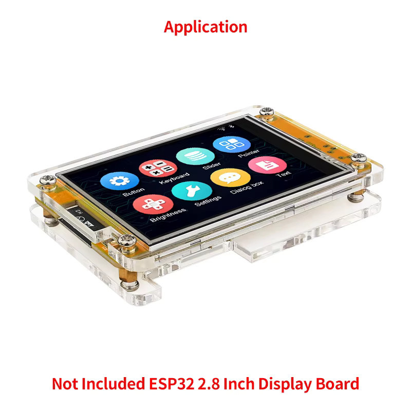 Transparentes Acrylgehäuse für ESP32 2,8 Zoll Display-Bildschirm Entwicklungsboard 240x320 LCD TFT Modul ESP32-2432S028R von Caturda - Bild 2