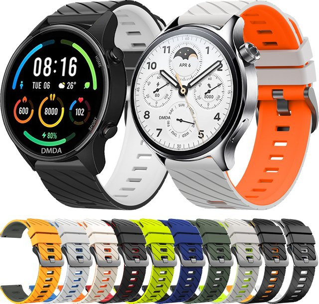 Xiaomi Uhrenarmband Silikon, 22 mm, für Xiaomi Uhr 2 Pro, S1 Aktive, S2, S3, S4 - Bild 1