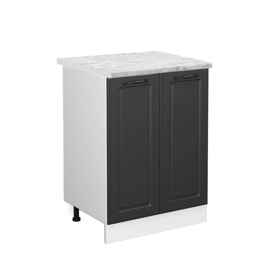 Vicco Küchenunterschrank R-Line Landhaus Stil in Anthrazit und Weiß mit B/T/H: 60 x 60 x 81,6 cm - Bild 2