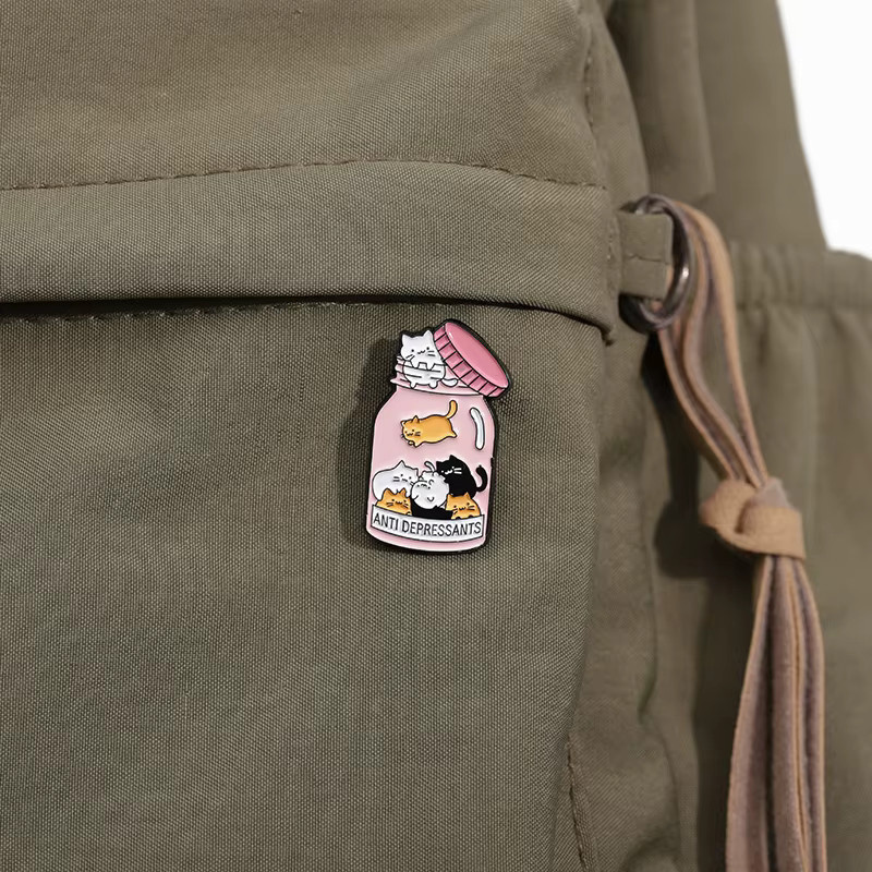 Pinhabit Revers Brosche, Bunt, Unisex - Bild 2