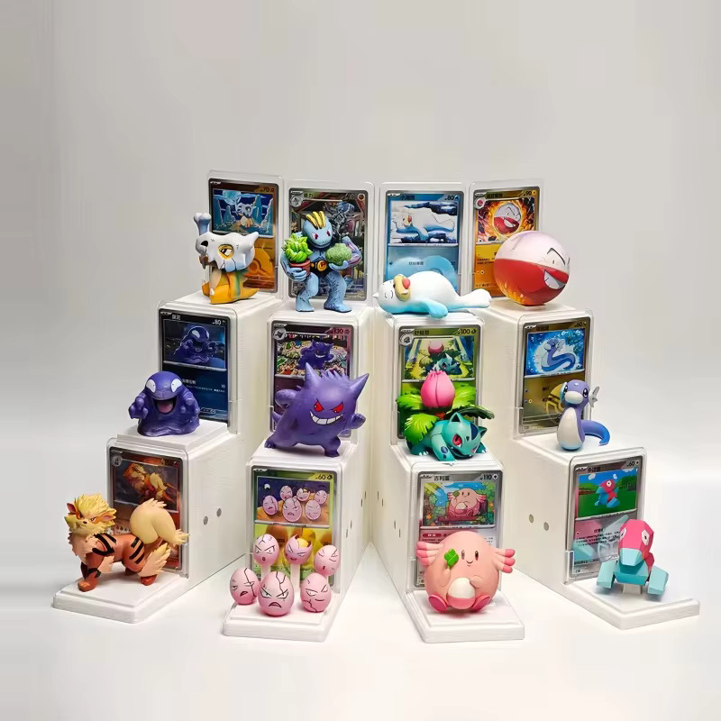 Bandai Pokémon Artamaze Collection Serie 151 Figuren-Set Blind Box, Ivysaur Cubone Machoke Modell - Bild 1