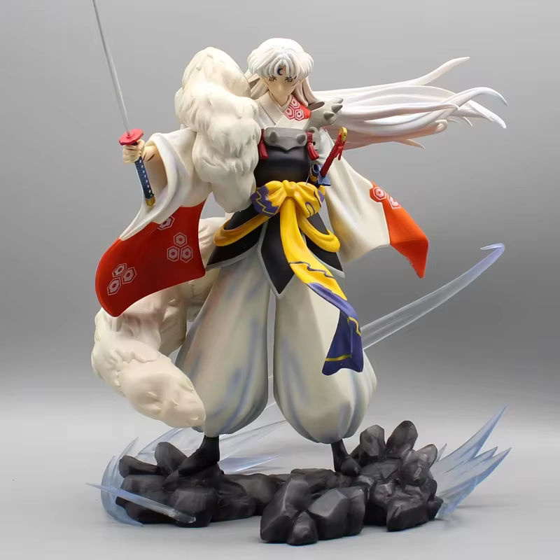 Bandai Inuyasha Sesshoumaru Anime Figur aus Kunststoff, mehrfarbig, Höhe: 36 cm - Bild 2