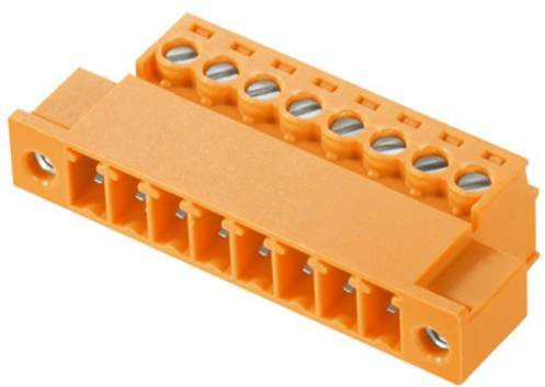 Weidmüller Stiftgehäuse-Kabel BC/SC in Orange mit 12 Polzahl und 3.81 mm Rastermaß, 50 Stück - Bild 1