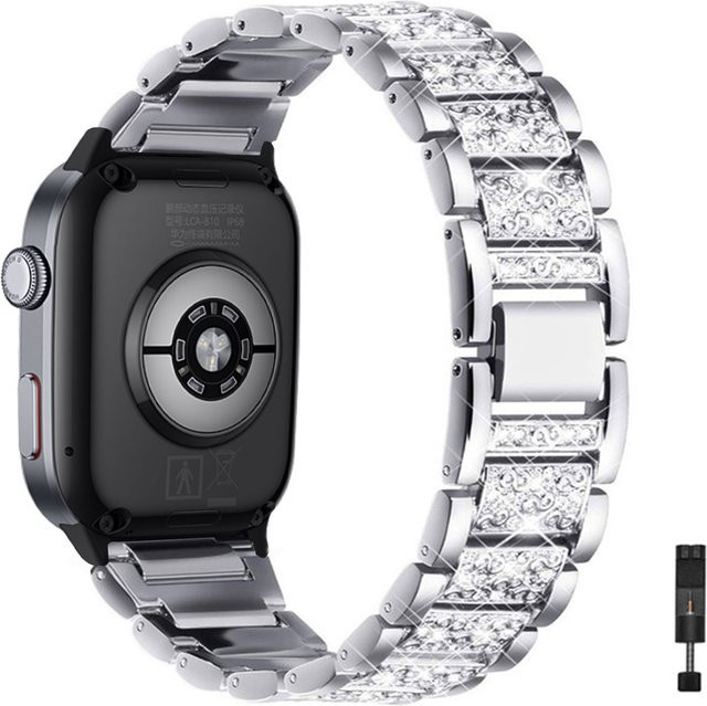 DAINU Uhrenarmband Edelstahl, Roségold, Diamant, Damen, Huawei Watch D2 - Bild 1