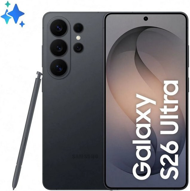 Samsung Galaxy S26 Ultra 5G Enterprise Edition Smartphone Schwarz mit 256 GB Speicher und 12 GB RAM - Bild 1