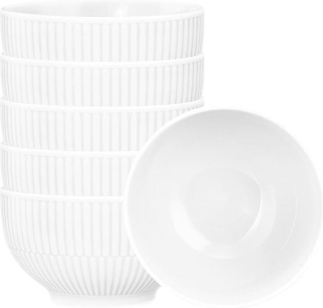 Seltmann Weiden Cappuccinoschalen Amina Weiß, 6er Set, 400 ml - Bild 1