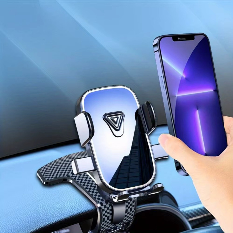 Multifunktionale Handy-Autohalterung für Mittelkonsole und Instrumententafel in Schwarz mit Anti-Shake-Funktion - Bild 2