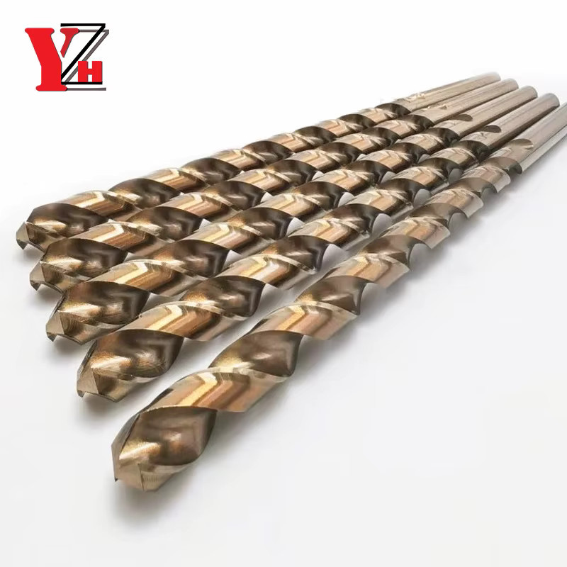 YZH HSS-CO M35 Kobalt Spiralbohrer extra lang für Edelstahl, Eisen, Kupfer und Aluminium - Bild 2