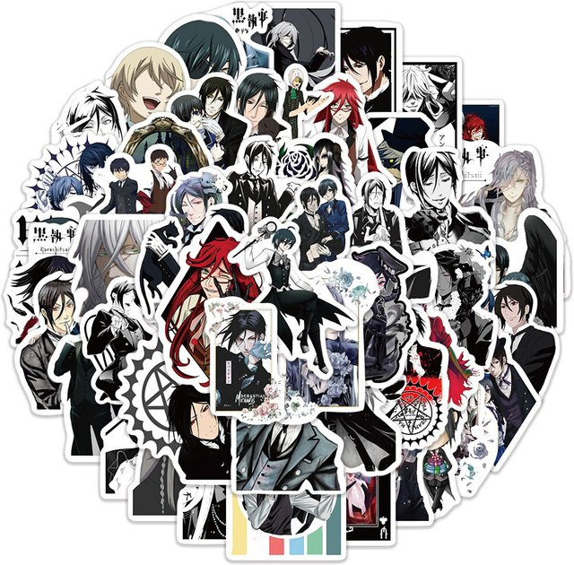 Bandai Anime-Cartoon-Aufkleber, 50-teiliges Set, Bunt / Mehrfarbig - Bild 1