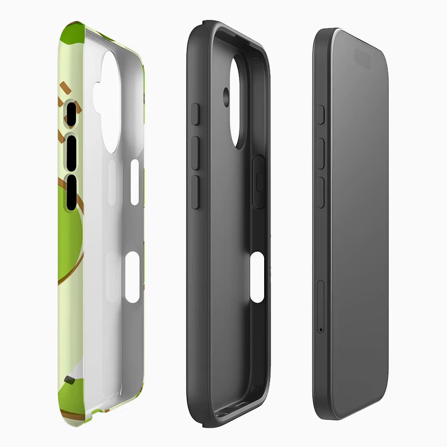 Kiwi Fruit Handyhülle für iPhone 17 16 15 14 13 12 11 Pro Max Plus mit doppelschichtiger Rückseite - Bild 2