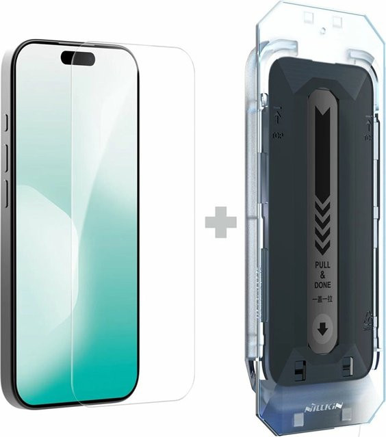 Nillkin H+ Pro Displayschutzfolie aus gehärtetem Glas mit Applikator für Apple iPhone 18 Pro und iPhone 17 Pro, transparent - Bild 1