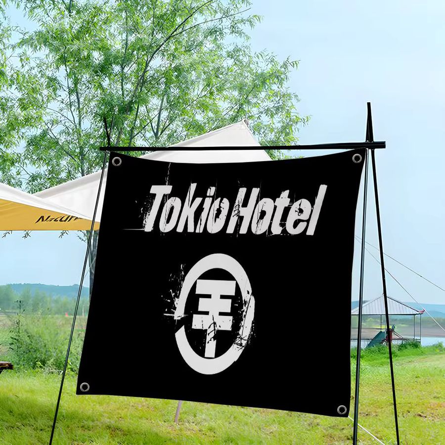 T-Tokio H-Hotel Band Cartoon Wandbehang Science Fiction Banner für dein Zimmer - Bild 3