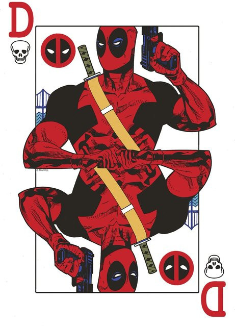 Komar Marvel Deadpool Jack of All Trades Paper Poster Rot, Breite: 30 cm, Höhe: 40 cm - Bild 1