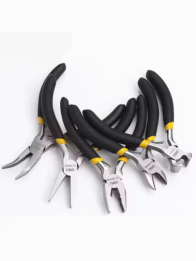 DTBD Mini Long Nose Hochpräzise Drahtschneider Multifunktions-Elektriker-Handzange mit Anti-Rutsch-Griff - Bild 6